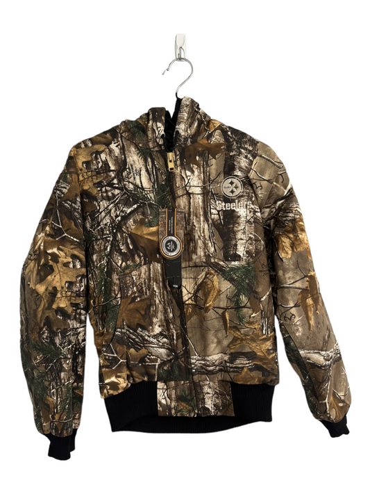 Realtree Camo Steelers Jacket Size Small