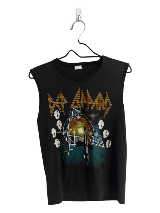 Vintage Def Leppard Rock Brigade Tank Top Size Medium (Fit Small)